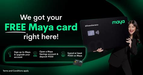 free maya card|Maya VISA Card (FREE for select customers) – Maya Store.